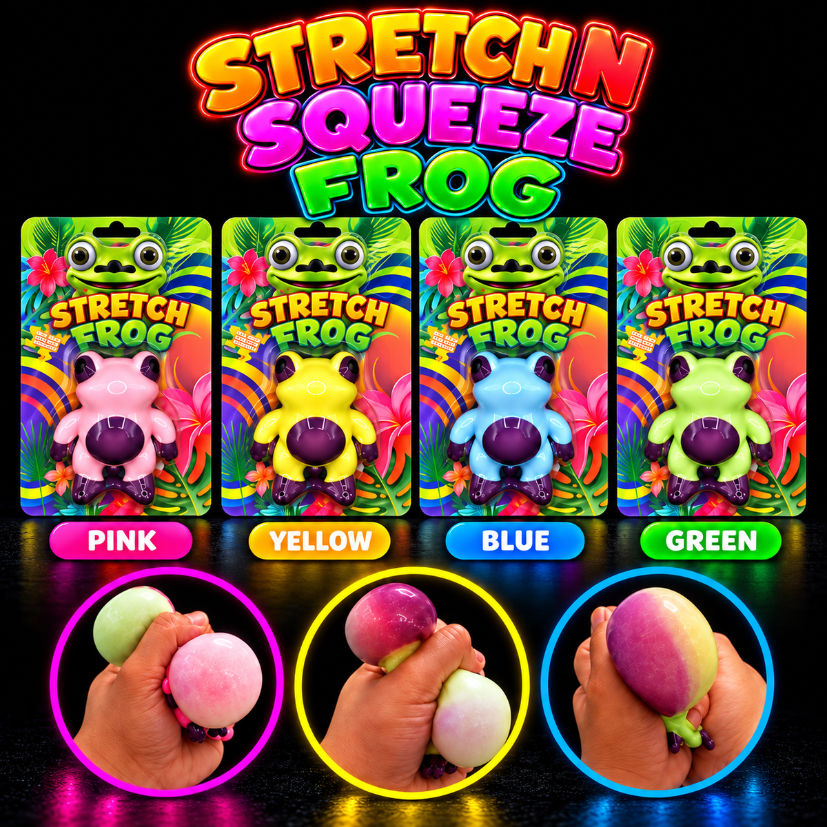 Stretch n Squish Frog