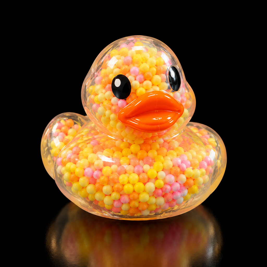 Mini bead duck squishy