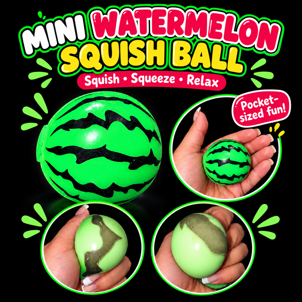 Watermelon squishy ball