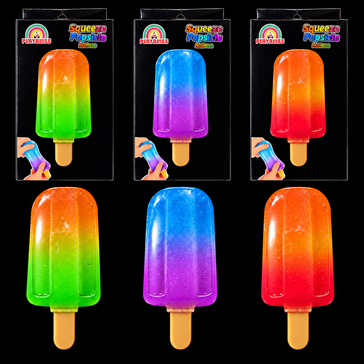 Maltose slow rise ice lolly