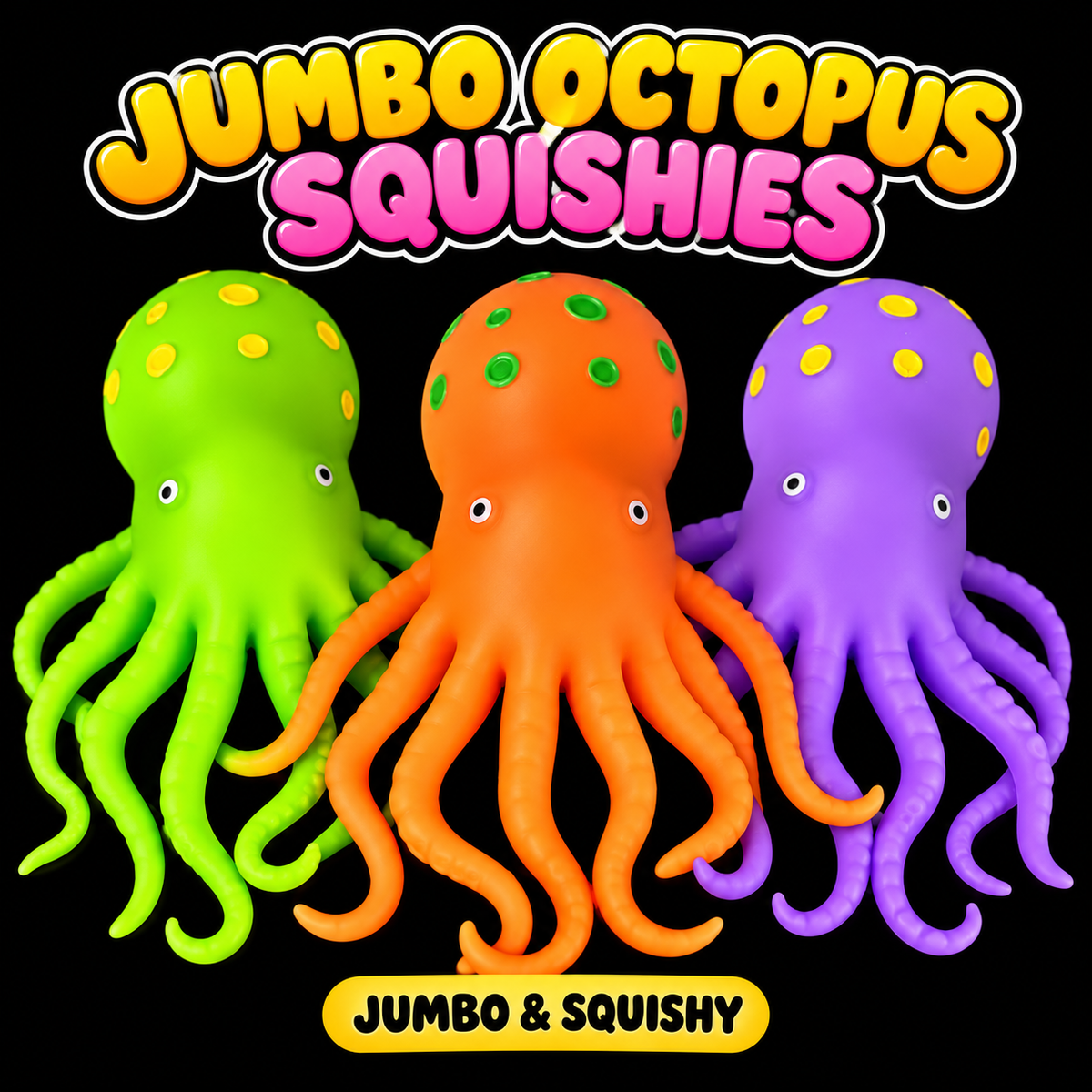Jumbo octopus squishy