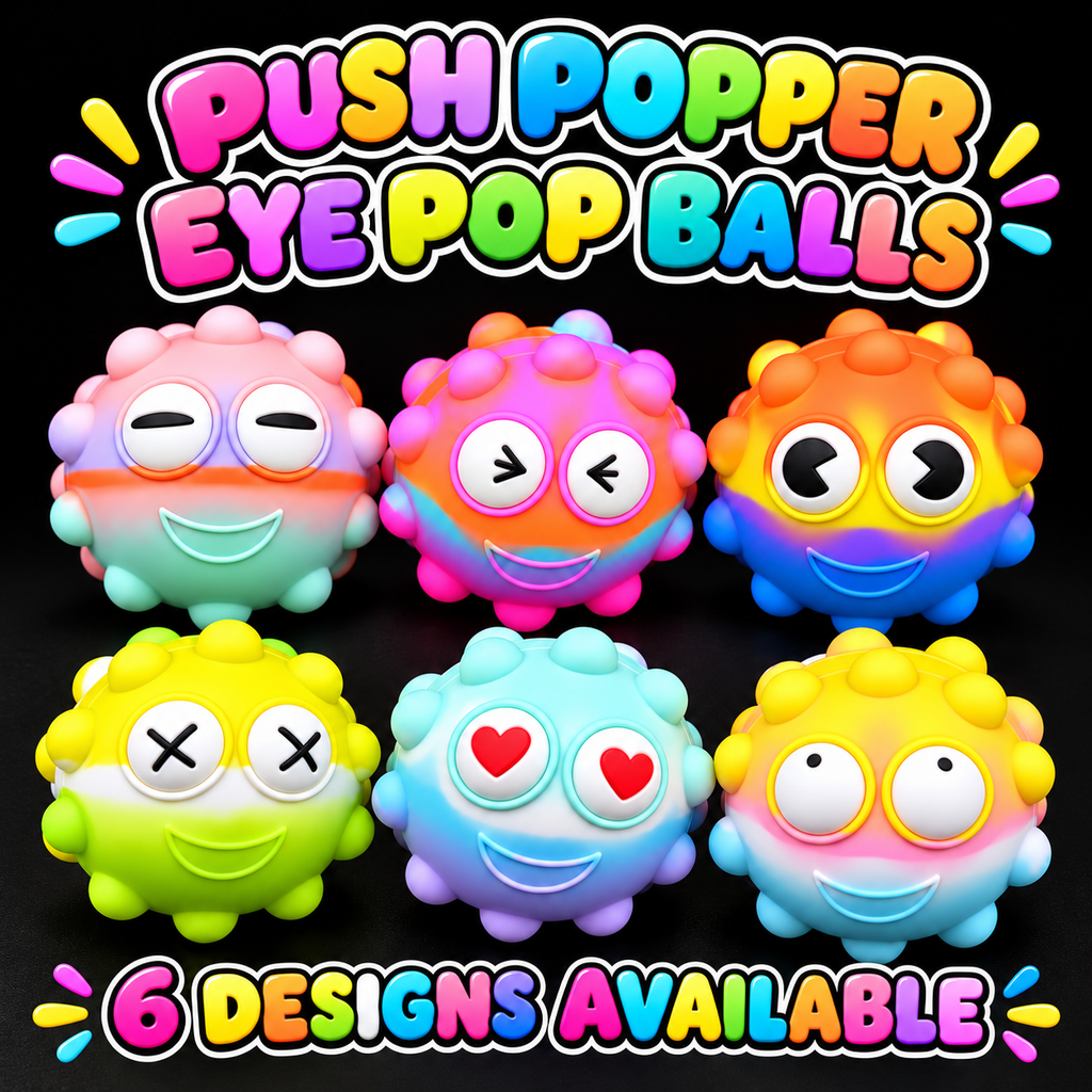 Push Popper Eye Pop Ball