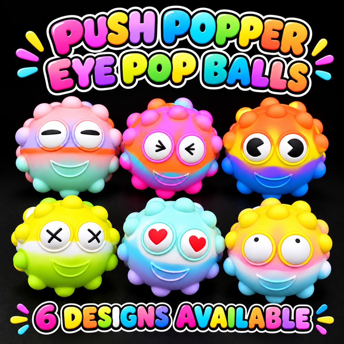 Push Popper Eye Pop Ball